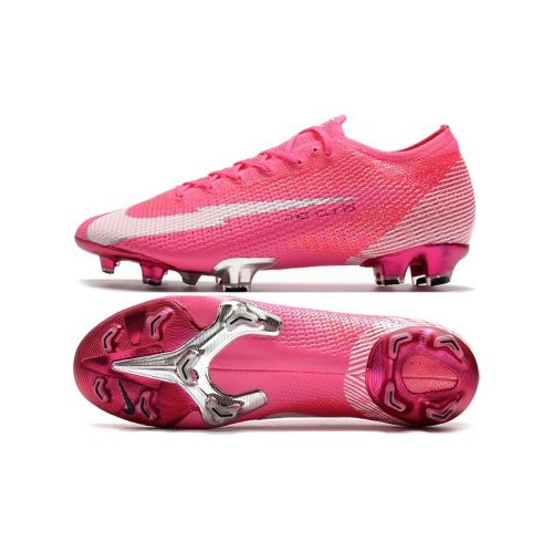 fodboldstøvler Nike Mercurial Vapor 13 Elite FG Mbappé Pink - Pink Hvid Sort_3.jpg